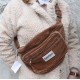 Giant Corduroy Bum Bag Fanny Pack